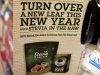 Stevia in the Raw, Supermarket Shelf Talker, Seattle, February 2012