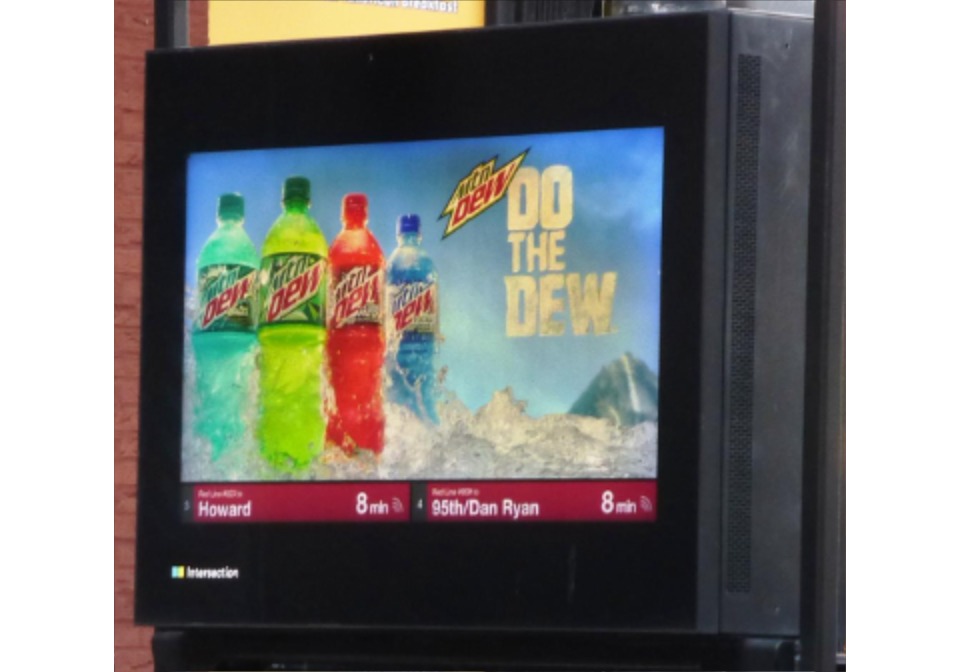 Mountain Dew Digital display