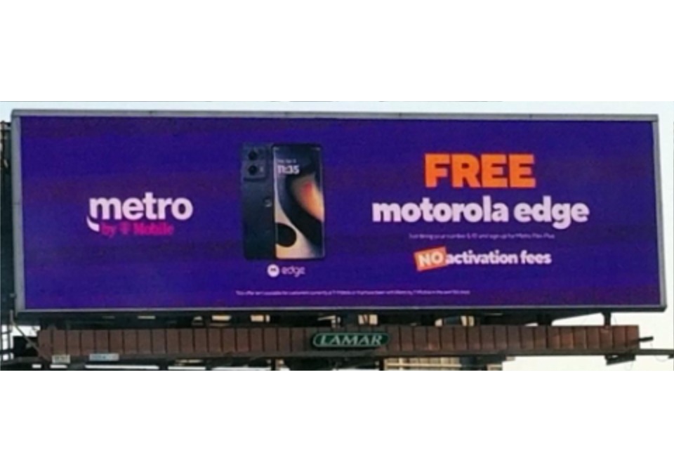 Metro by T-Mobile Billboard